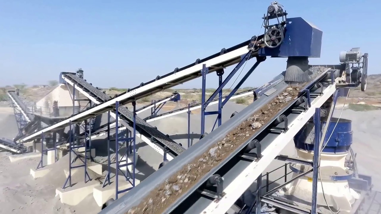 機制砂生產現場 機制砂生產現場